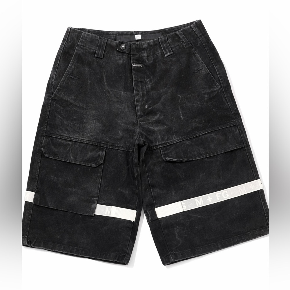 Marithe Francois Girbaud cargo shorts‎ vintage Y2K Men's Black size 36